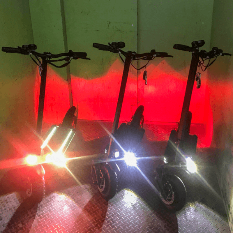 BIKIGHT 1 Pair Electric Scooter Light with Double Headlights High Brightness Night Light Electric Scooter Accessories for ESWING ESM8