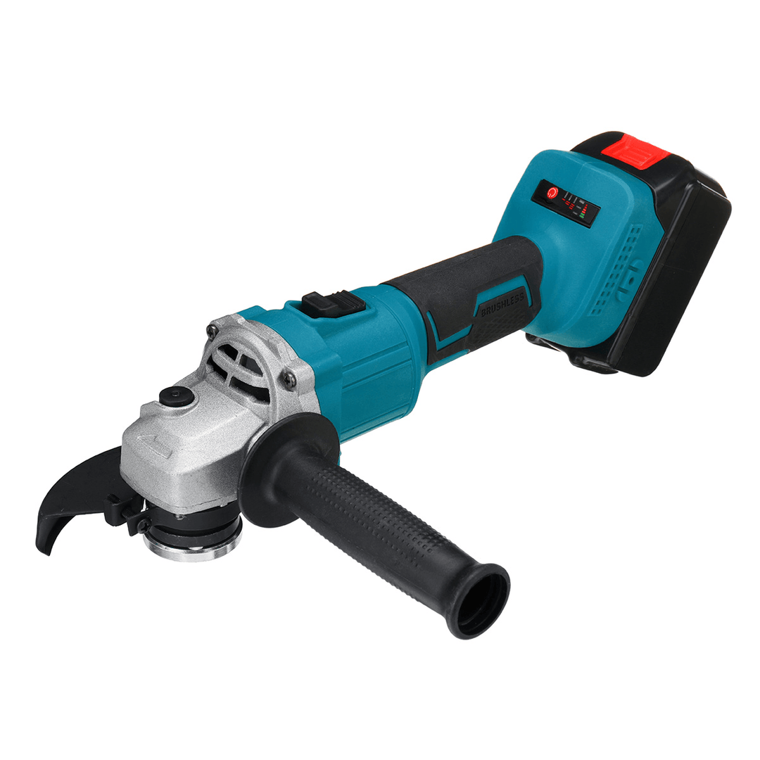 125Mm Brushless Cordless Angle Grinder 3 Gears Polishing Grinding Cutting Tool with Battery Also for Makita 18V Battery