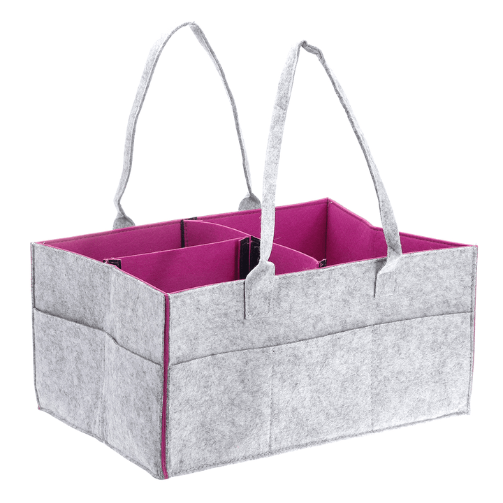 Large Baby Diaper Organizer Caddy Changing Nappy Kids Storage Carrier Hand Bag - MRSLM