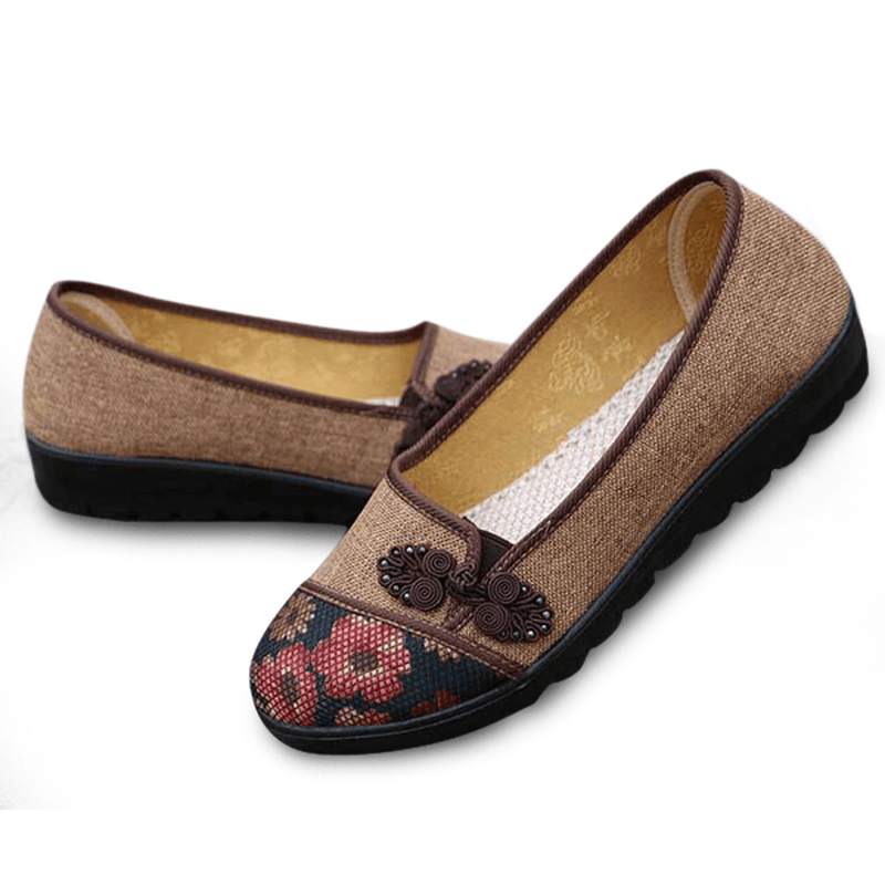 Women Leisure Chic Shoes Breathable Slip-On Loafers Sweat Absorption Flats