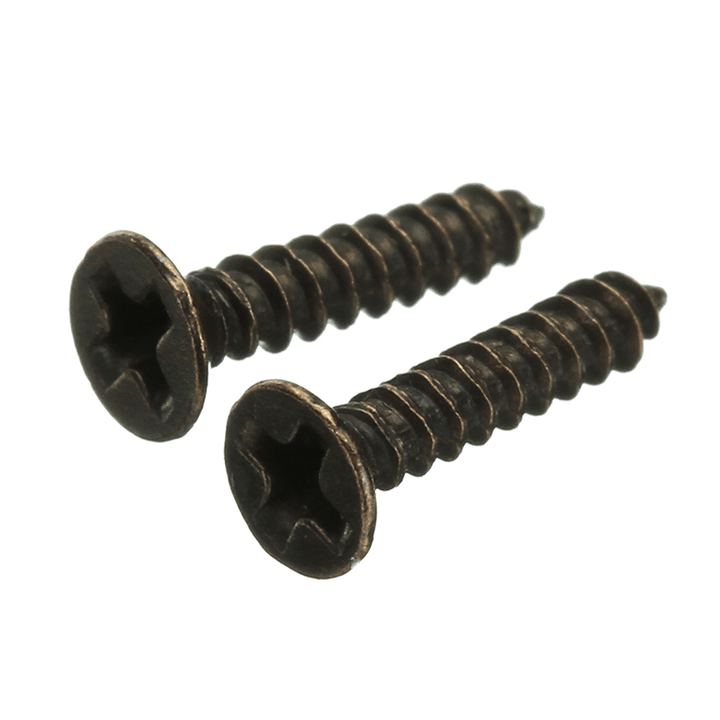 M2 6-10Mm Bronze Self-Tapping Phillips Screws Tone Flat Head round Rivet Wood Screws