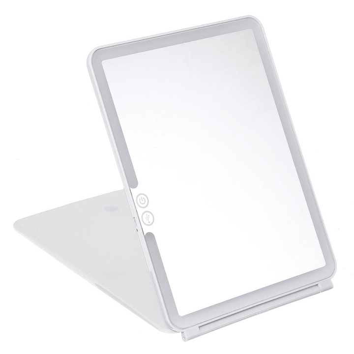 Frame Light Makeup Mirror White LED Daylight Adjustable Light Detachable Base