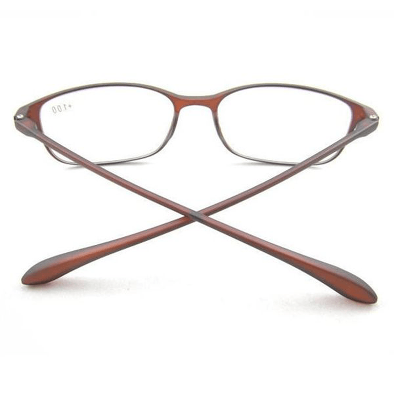 Men Women TR90 Flexible Reading Glasses Ultra-Light Pressure Reduce Eyeglass