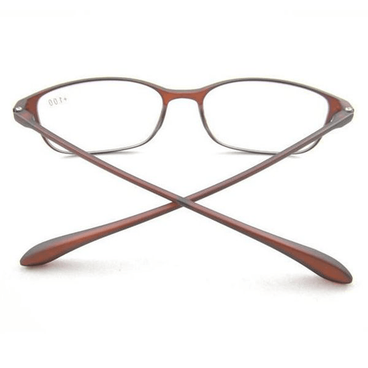 Men Women TR90 Flexible Reading Glasses Ultra-Light Pressure Reduce Eyeglass