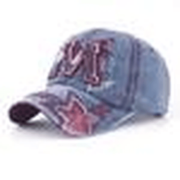 Edging Canvas Washed Old Baseball Cap Spring and Autumn Outdoor Sun Protection Hat