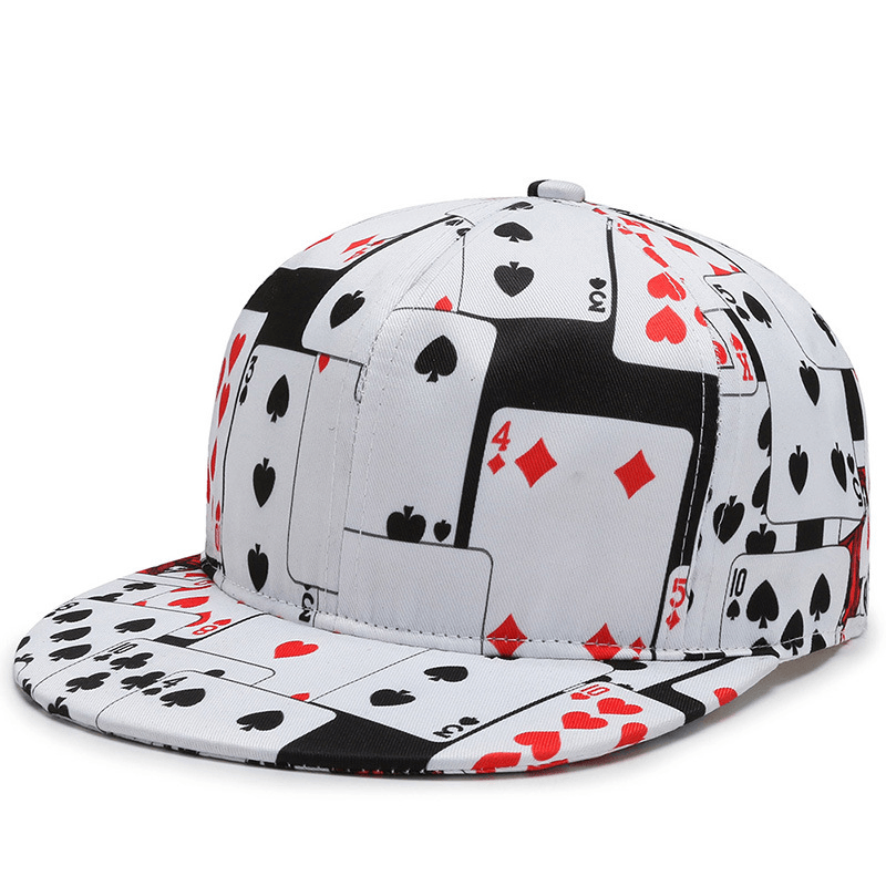 Hat Men and Women Trend Print Element Baseball Cap