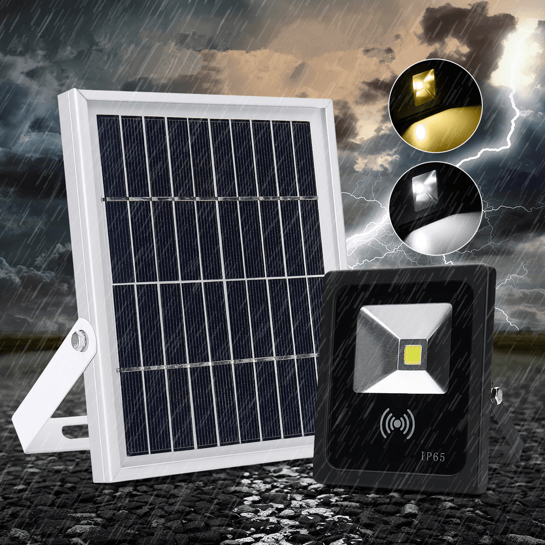 10W Solar LED Radar Induction Lamp Outdoor Lawn Garden Wall Light Landscape Lantern with Box