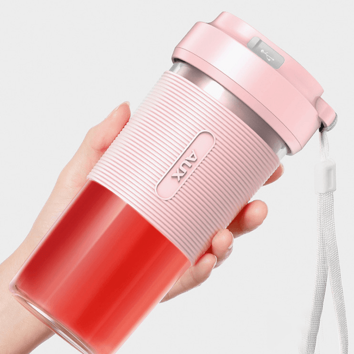 AUX HX-BL98 50W 300Ml Fruit Juicer Bottle Portable DIY USB Juicing Extracter Cup Outdoor Travel