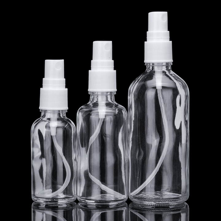 30Ml/50Ml/100Ml Clear Glass Bottle Sprayer Essential Oils Container Spraying Bottle