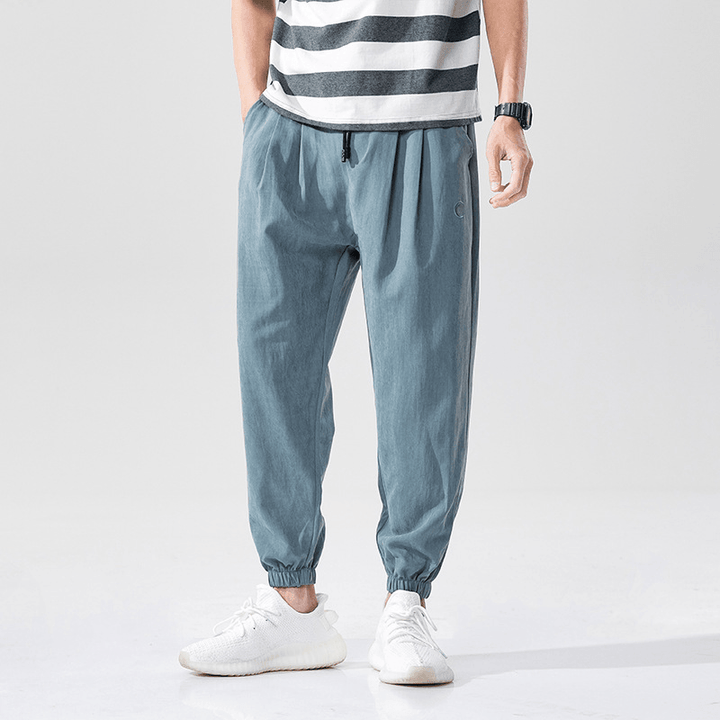 Summer Thin Loose Trousers Men'S Casual Trousers