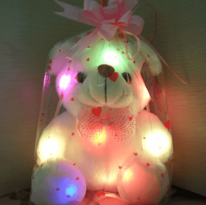 Glowing Bear Toy Cute Colorful Teddy Panda