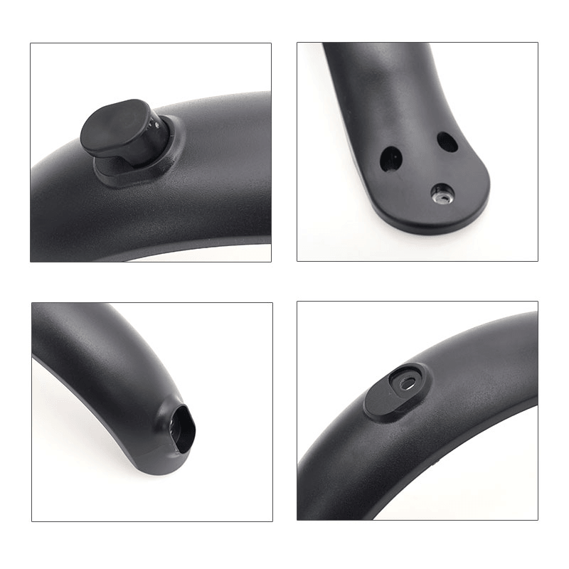 Electric Scooter Rear Fender Universal Scooter Mudguard Tire Splashproof with Rear Taillight Back Guard Wing Scooter Accessories