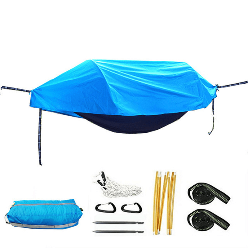 Multi-Functional Waterproof Windproof Tent with Insect Net Ultralight Hammock Aerial Tent Portable Outdoor Camping 270X140Cm