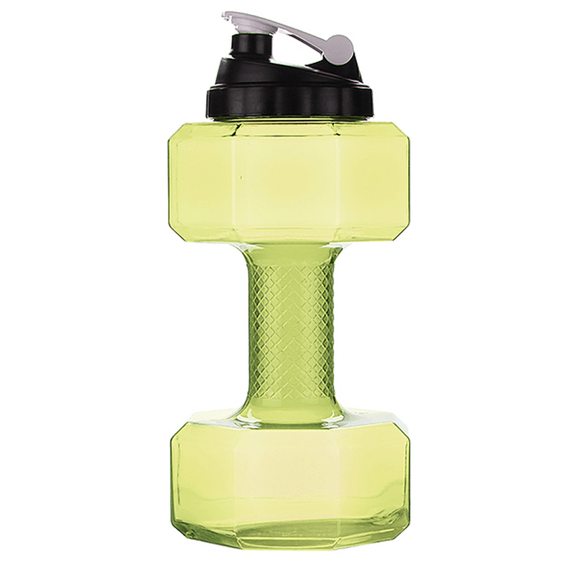 2.5L Large Capacity BPA Free Gym Training Drink Dumbbell Water Bottle Travel Sport Cup Kettle Jug - MRSLM