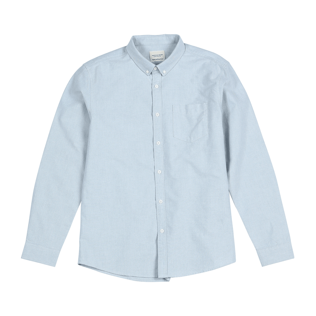 Spring New Cotton Shirt Men'S Bottoming Oxford Shirt