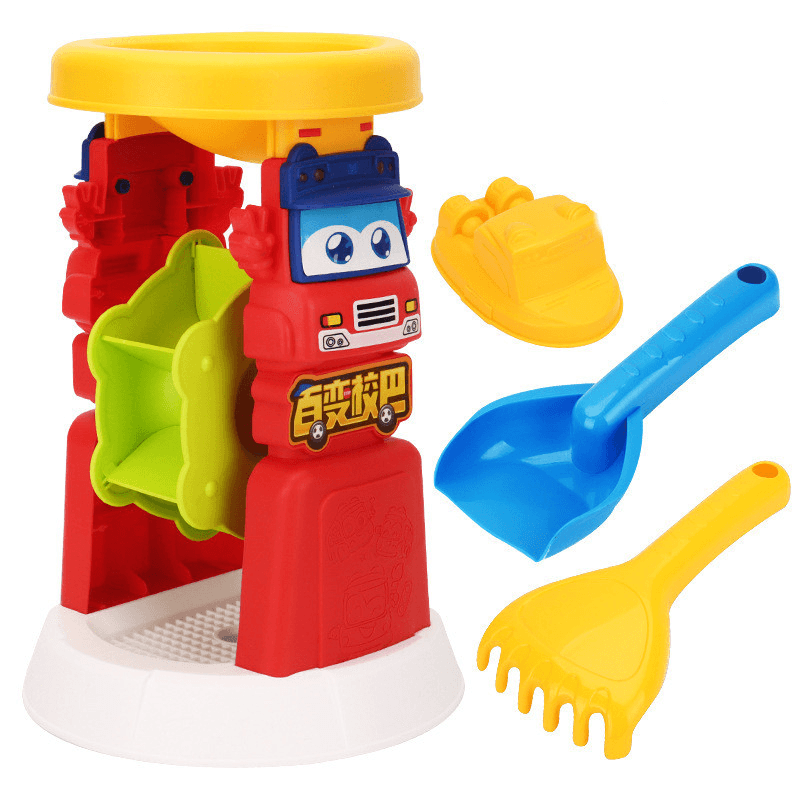 Large Beach Toy Car Plant Story Summer Thicken Beach Set