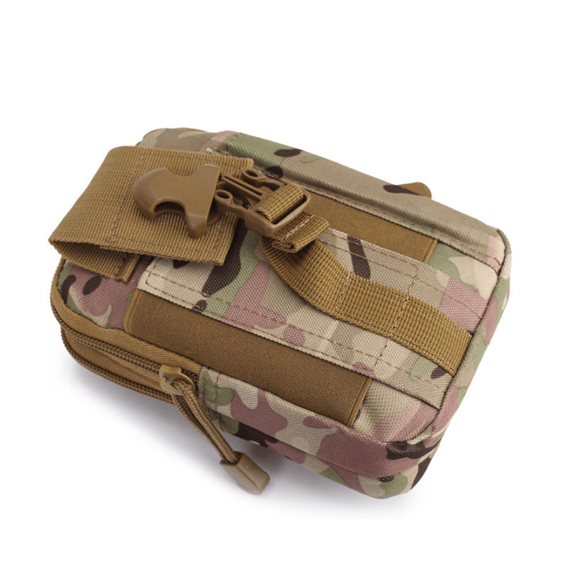 BENNIU BL064 Oxford MOLLE System Camouflage Military Tactical Waist Bag Outdoor Waterproof Sports Waist Bag Crossbody Bag