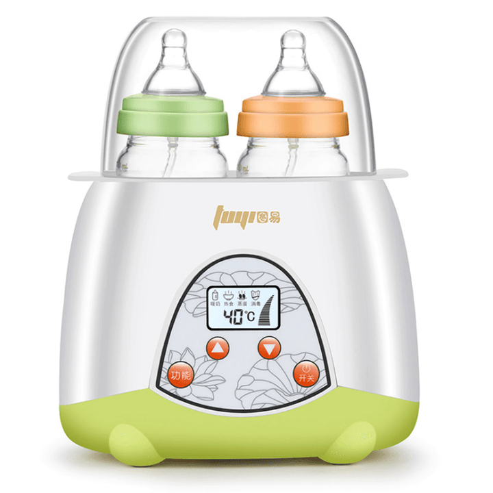 Automatic Thermostat Dual LCD Baby Bottle Milk Warmer 2 in 1 Milk Heater Milk Bottle Sterilizer Multi-Function Cooking Supplies