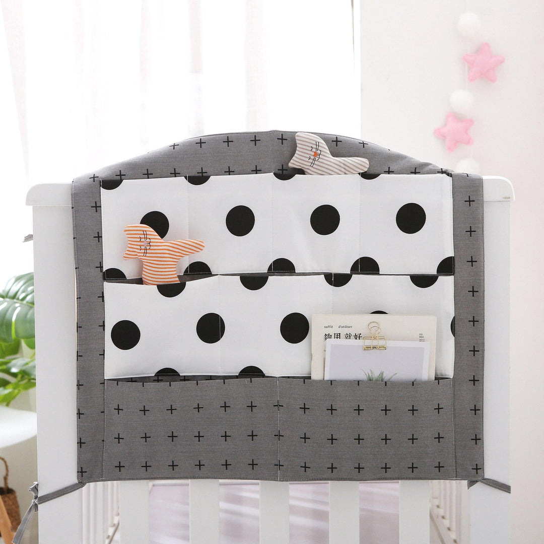 Baby Crib Bedside Hanging Multifunction Storage Bag - MRSLM