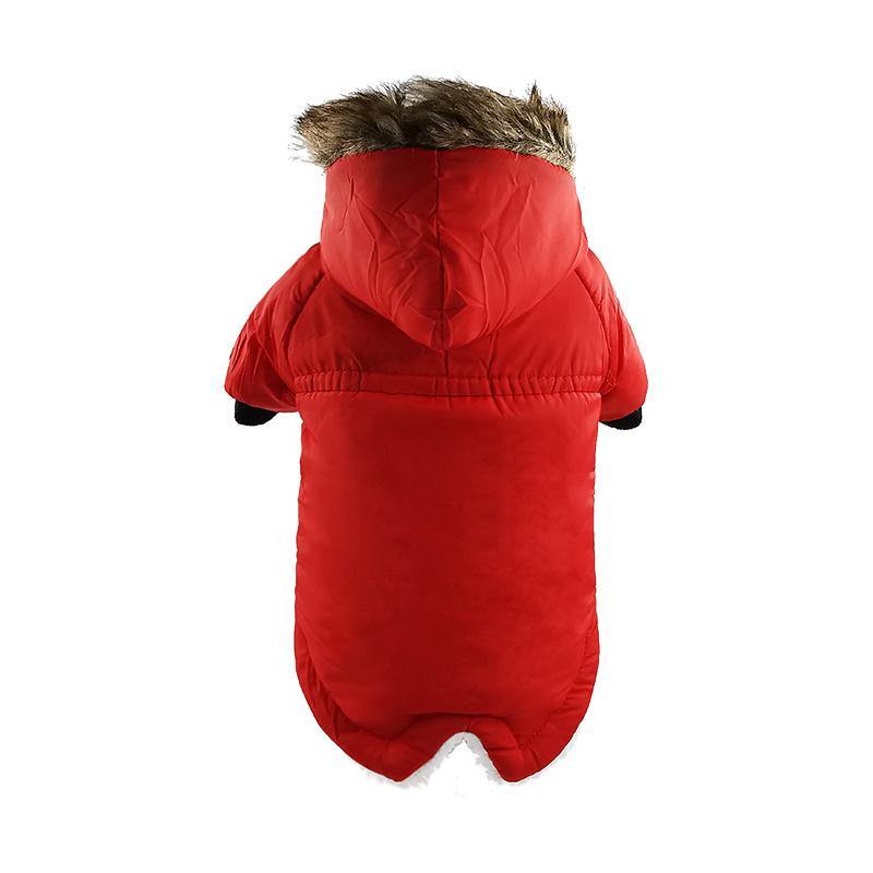 Dog Clothes Winter Thickened Warmth Cotton Pet Dogs Coat Jacket - MRSLM