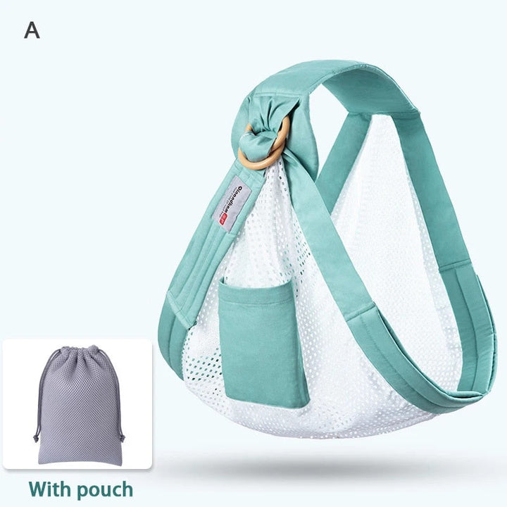 Breathable Baby Wrap Carrier: Dual-Use Sling & Nursing Cover