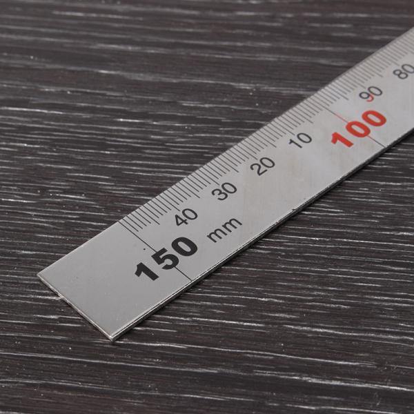 150 x 300mm Metric Square Ruler Stainless Steel 90 Degree Angle Corner Ruler