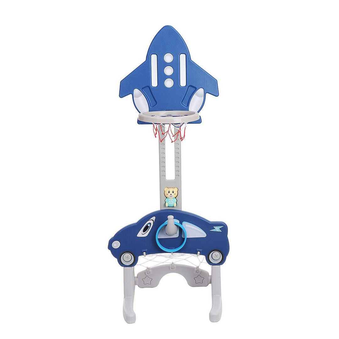 4-in-1 Height Adjustable Kids Basketball Hoop Set Stand Sports Activity Centre