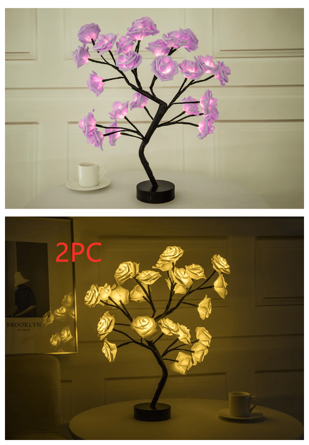 Rose Flower Tree LED Lamp - MRSLM