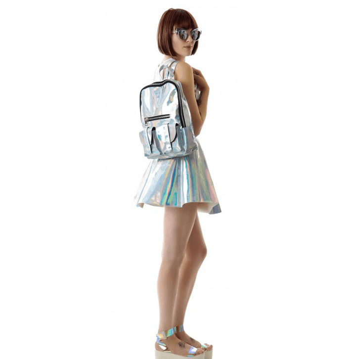 Laser bag dead fly shoulder bag Harajuku personality backpack