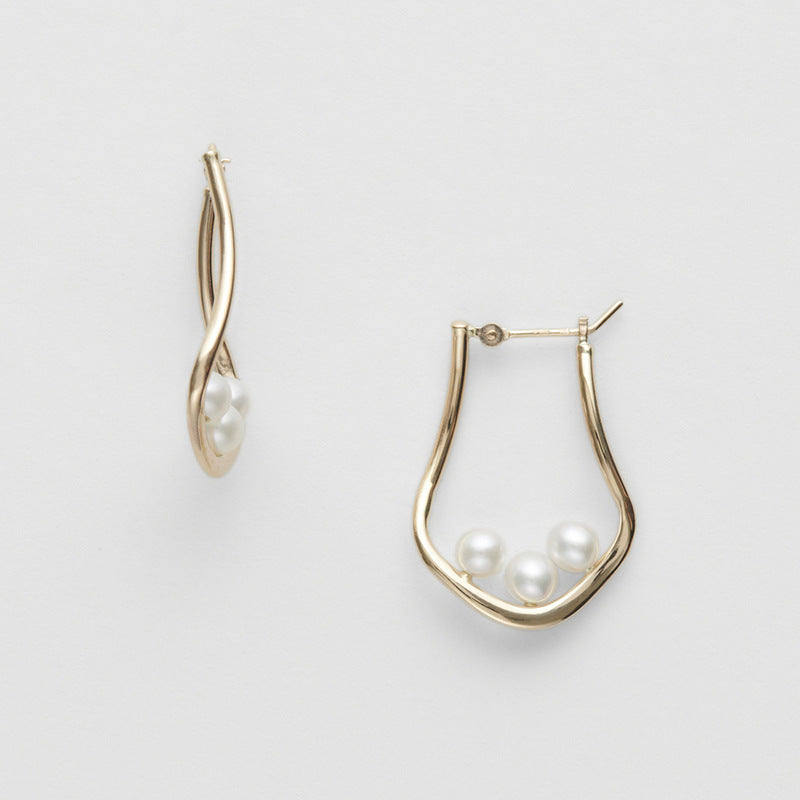 Silver Plated Freshwater Pearl Earrings