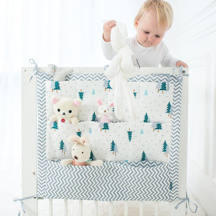 Baby Crib Bedside Hanging Multifunction  Storage Bag