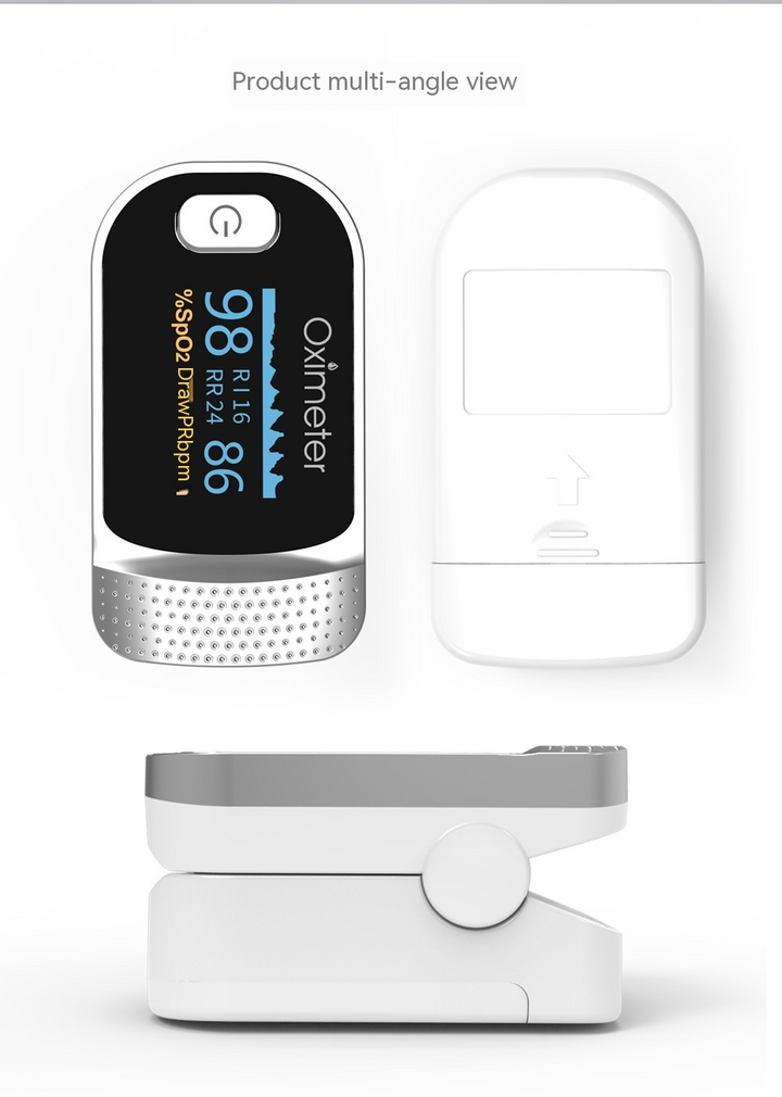 Essential Pulse Oximeter - Portable Oxygen Saturation and Pulse Rate Monitor