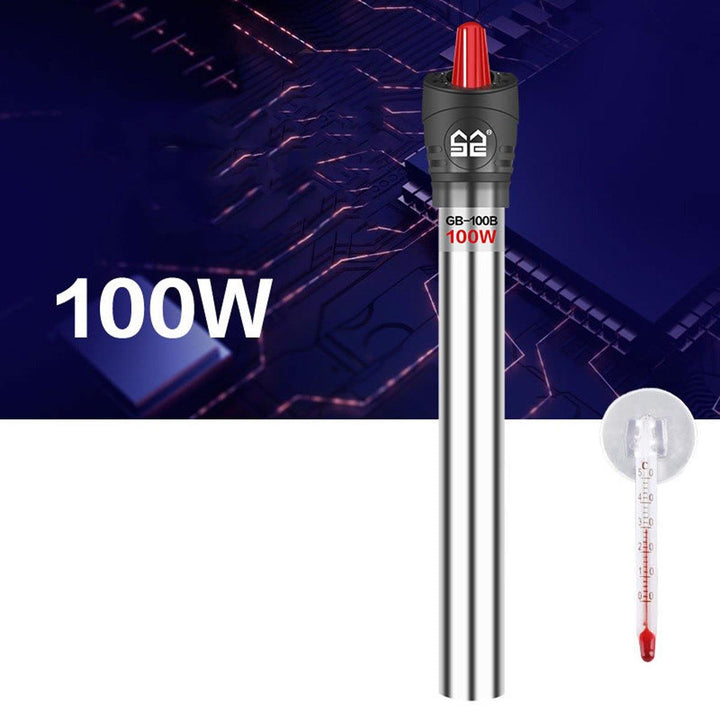 25W-500W Aquarium Submersible Fish Tank Heater Stainless Steel Heating Rod Water Thermostat - MRSLM