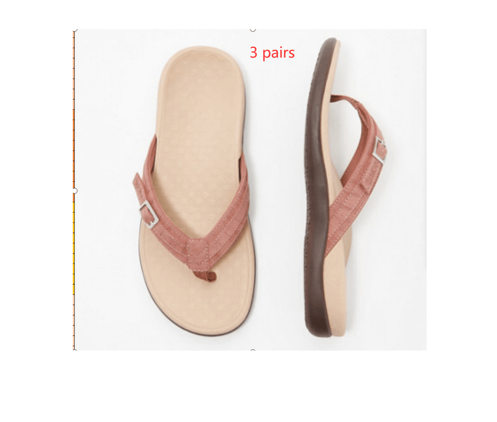 Flat casual flip-flop sandals women