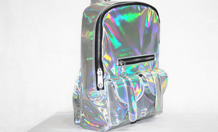 Laser bag dead fly shoulder bag Harajuku personality backpack