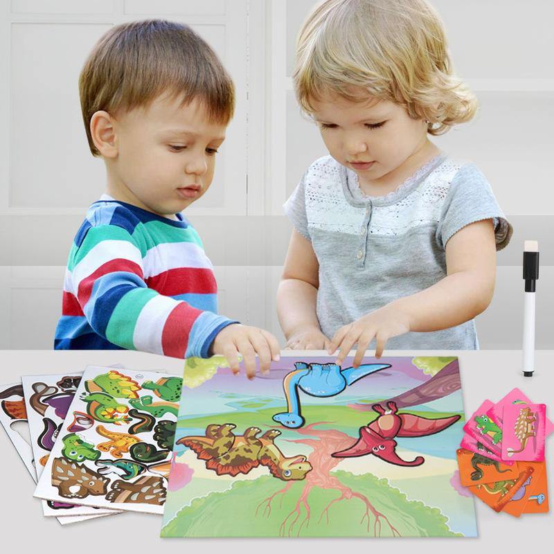 Early Childhood Education Puzzle Magnetic DIY Toy Three-dimensional Puzzle Classic Toys For Children