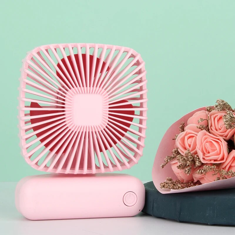 Portable USB Rechargeable Mini Handheld Fan