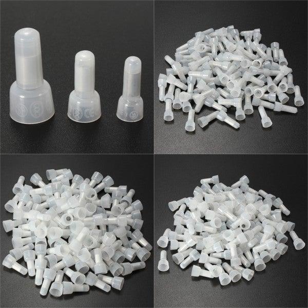 100pcs AWG22-10 Closed End Crimp Caps Splice Wire Terminals Connectors