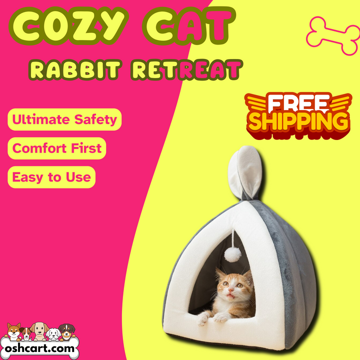 Zylo Cozy Cat Rabbit Retreat