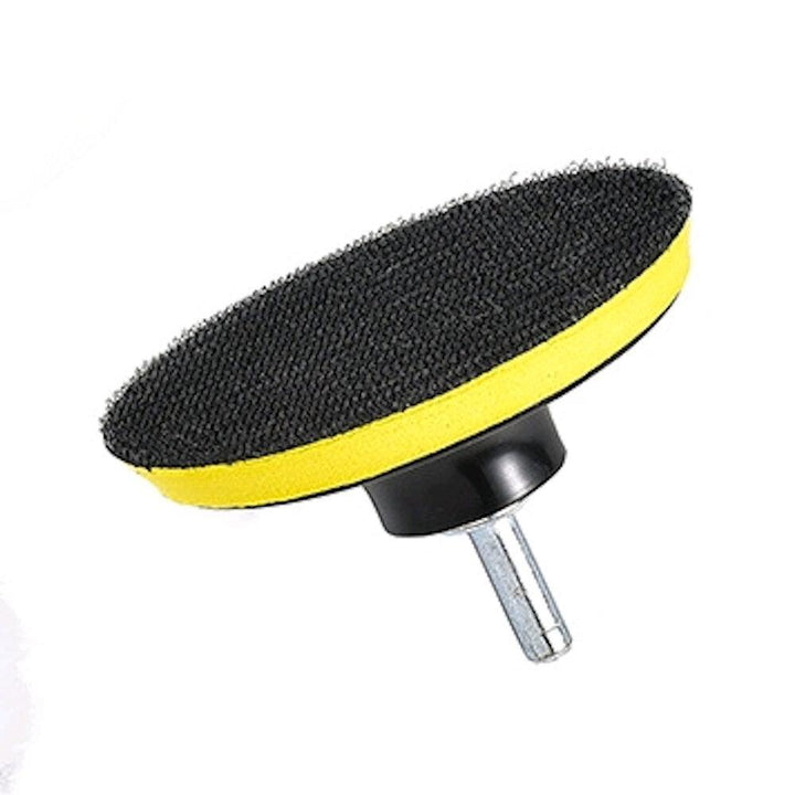 5-piece Set of Artificial Wool Waxing Cleaning Wool Pad Sponge Self-adhesive Polishing Disc for Mirror Polishing of Car Sofa Floor Glass