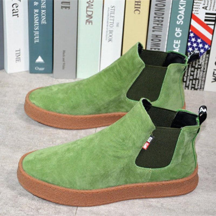 Thick-soled Elasticated Trendy Fashion Martin Boots Casual Thin Cotton Shoes