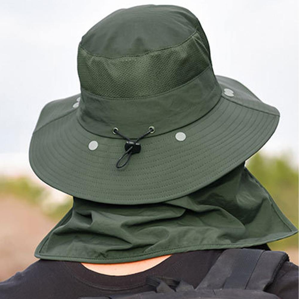 Removable Outdoor Quick-drying Sunscreen Waterproof Fisherman Hat Breathable Bucket Hat