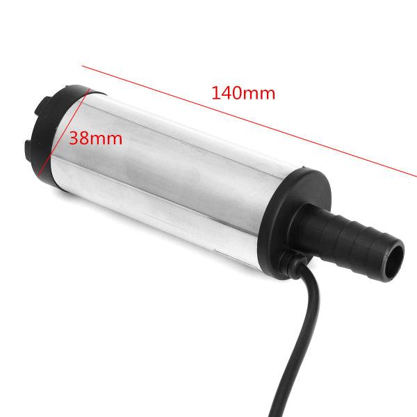 12V 38mm Electric Submersible Water Pump Oil Fuel Pump Cigarette Plug 8700r/min