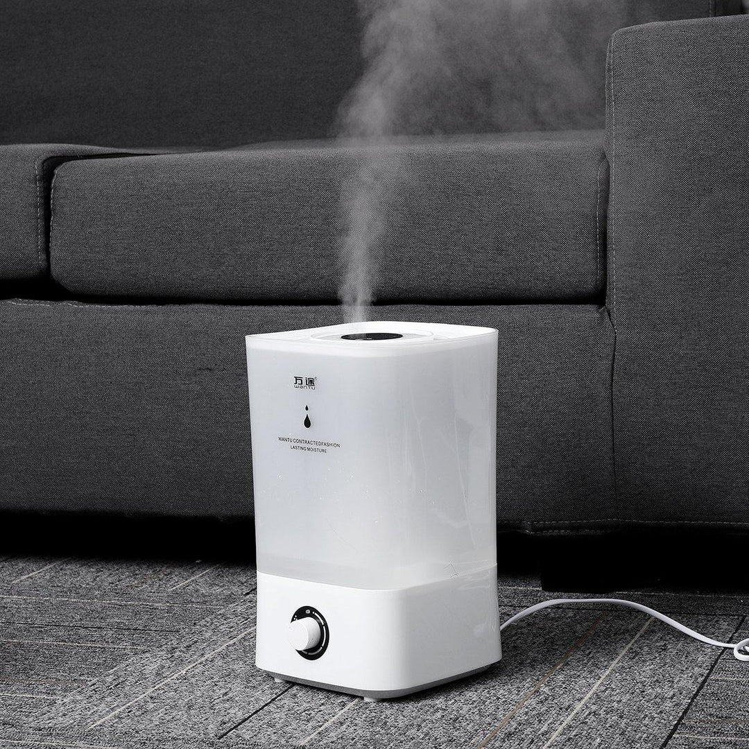 4L 300ml/hr Ultrasonic Humidifier 360° Cool Mist Diffuser Air Purifier