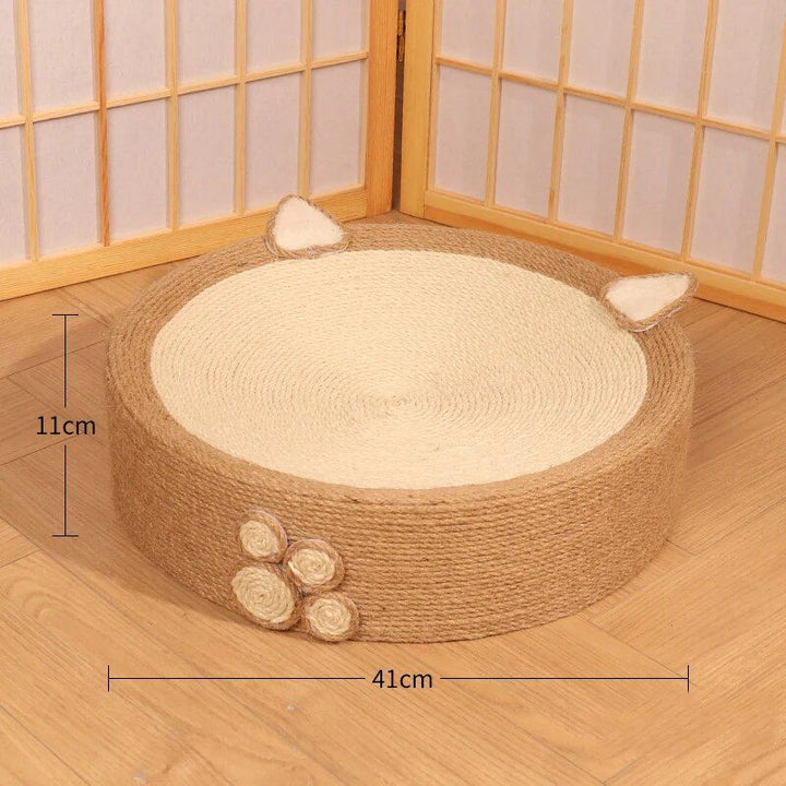 Deluxe Round Cat Scratching Pad