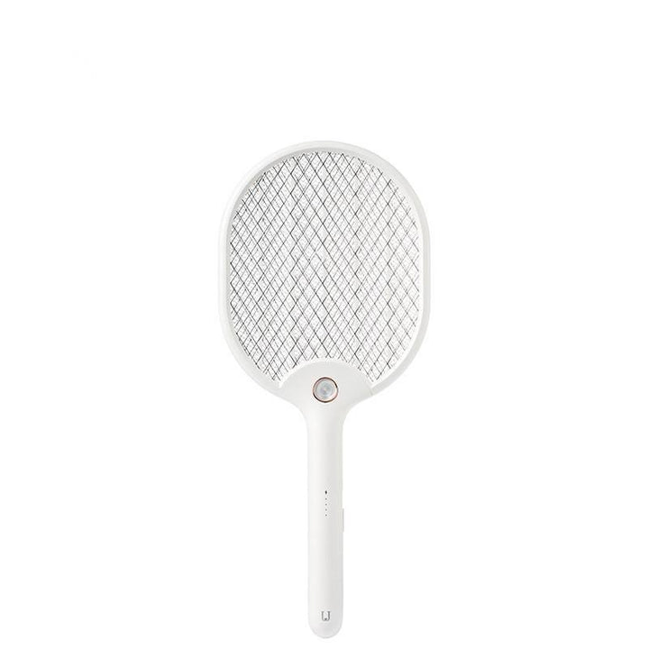 Jordan&judy 3000V Electric Mosquito Swatter Portable Camping Travel Three-layer Anti-electric Shock Net USB Charging Mosquito Dispeller