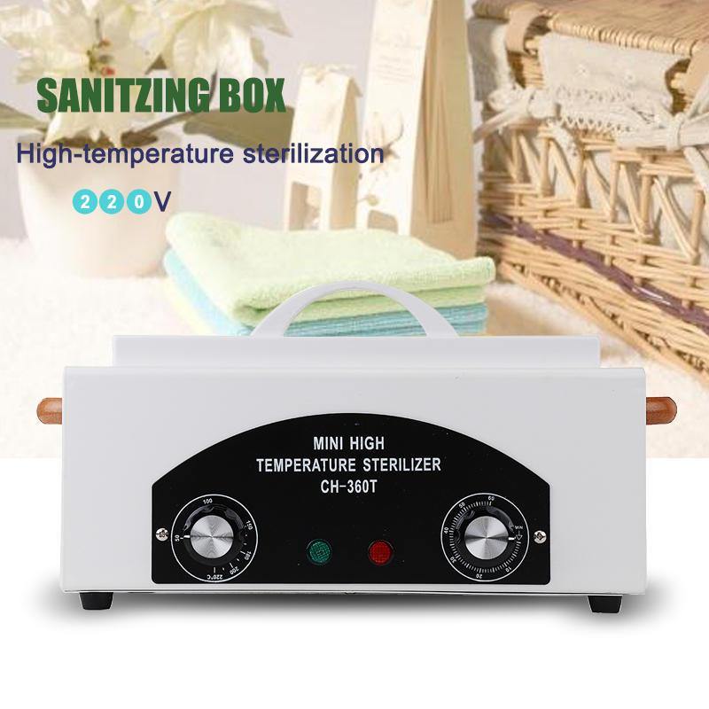 220V 300W Towel High Temperature Sterilization Cabinet UV Nail Tools Medical Dry Heat Sterilizer