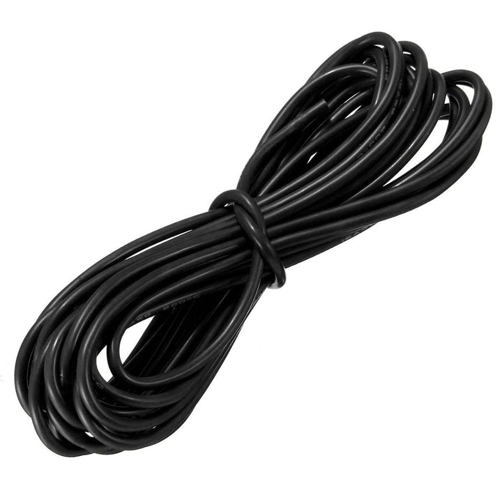 DANIU 5 Meter Black Silicone Wire Cable 10/12/14/16/18/20/22AWG Flexible Cable