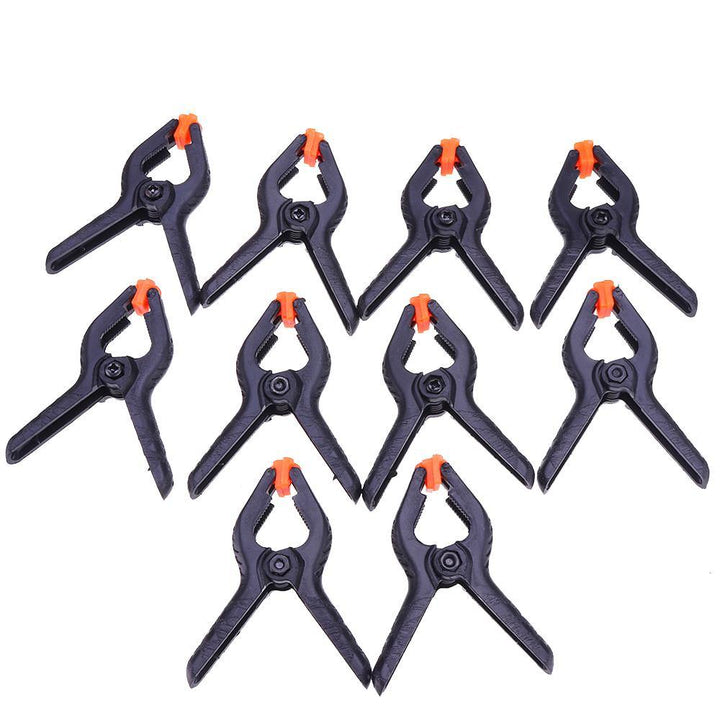 10Pcs 2inch Spring Clamps DIY Woodworking Tools Plastic Nylon Clamp Woodworking Spring Clip Photo Studio Background - MRSLM