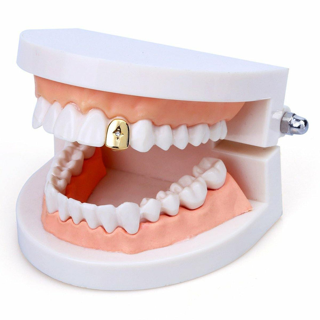 Small Single Diamond Plated Tooth Polisher Cap Teeth Plated Bottom Custom